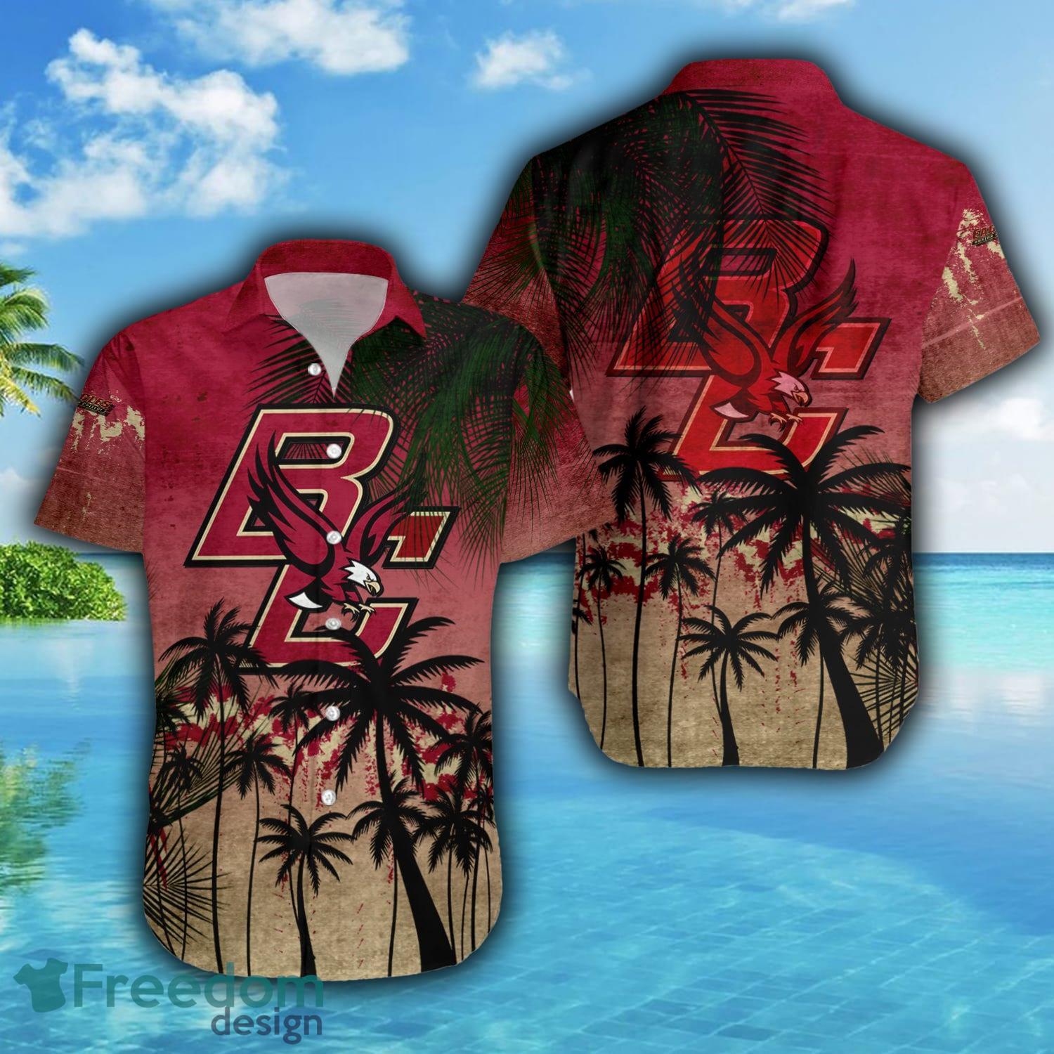 NCAA Boston College Eagles Hawaiian Shirt Custom Name Best Beach Gift For  Boyfriend