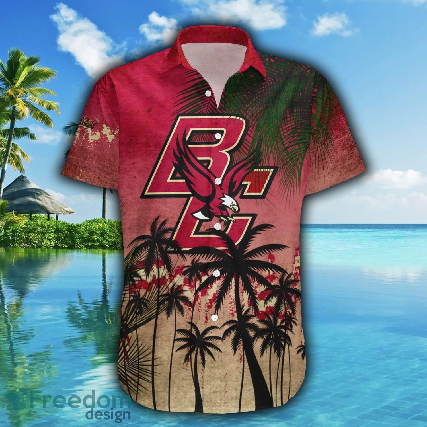 Boston College Eagles NCAA Hawaiian Shirt Long Days Aloha Shirt - Trendy  Aloha