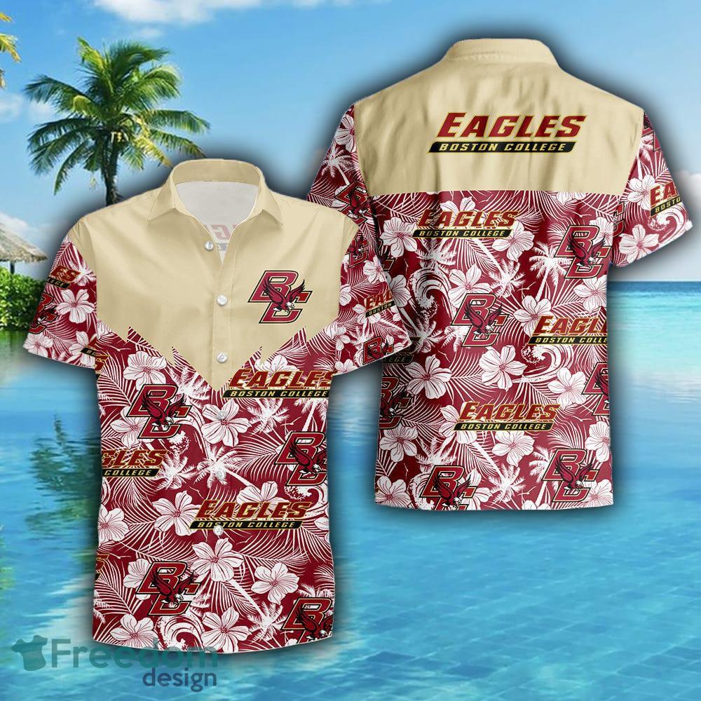 Boston College Eagles NCAA3 Hawaiian Shirt Star Pattern Best Trend Summer  Gift