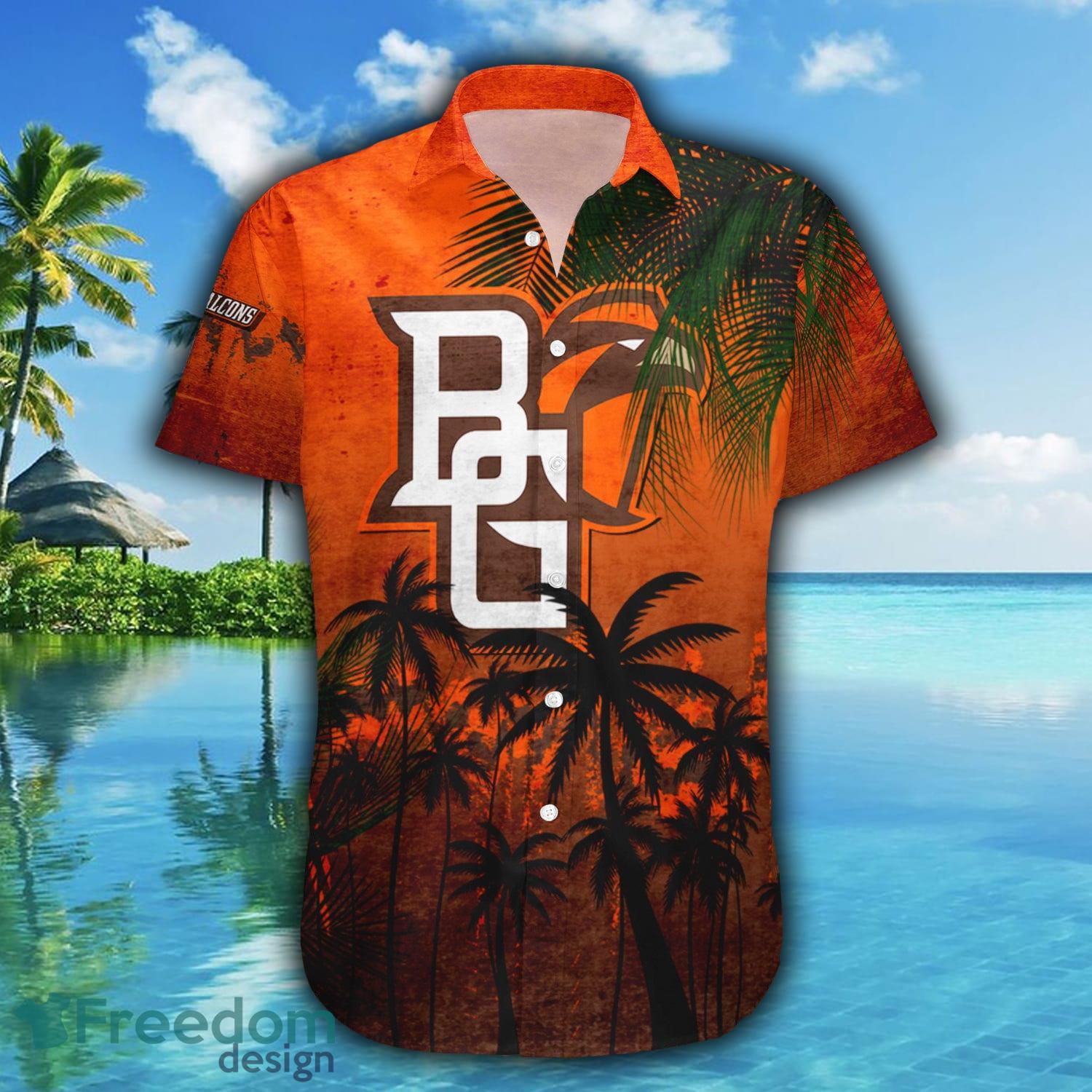 Bowling Green Falcons 3D Hawaiian Shirt Coconut Tree Tropical