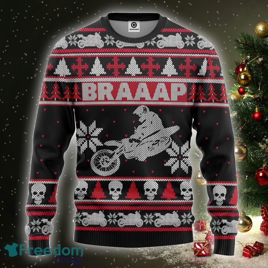 Braaap Dirt Bike Ugly Christmas Sweater Gift For Men Women - Braaap Dirt Bike Ugly Christmas Sweater Gift For Men Women_3