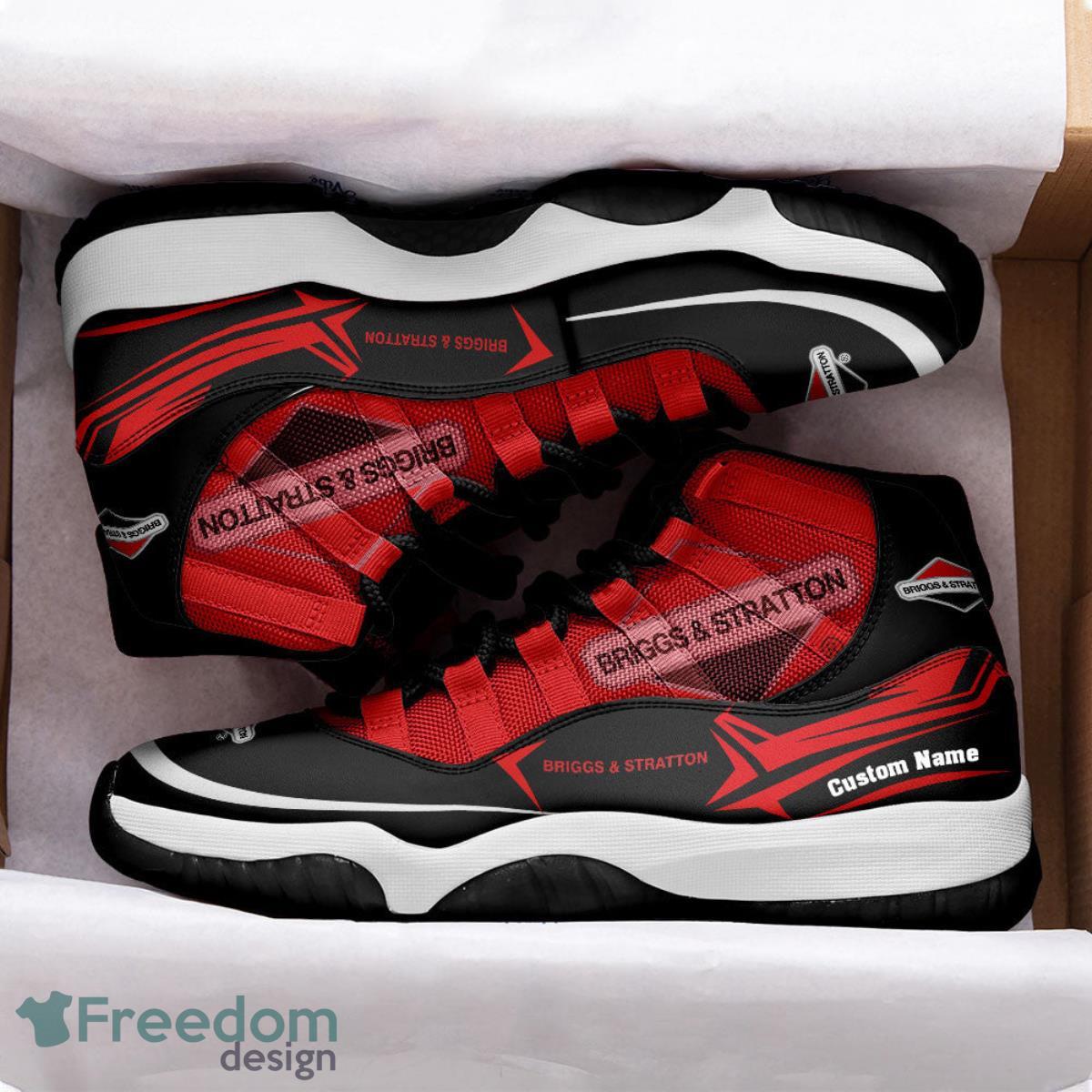 Briggs&Stratton Custom Name Air Jordan 11  Sneakers Vintage Shoes Product Photo 2