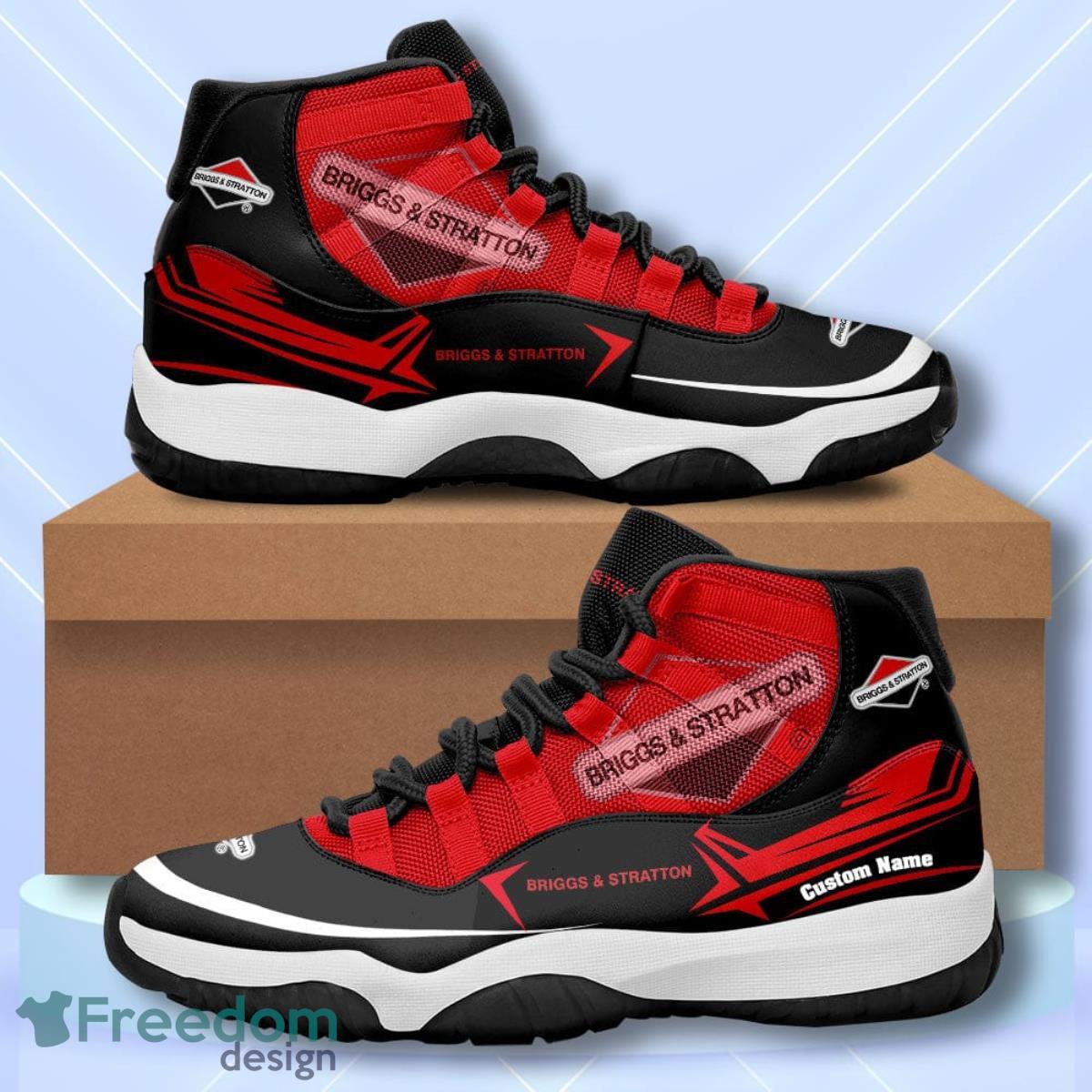 Briggs&Stratton Custom Name Air Jordan 11  Sneakers Vintage Shoes Product Photo 1