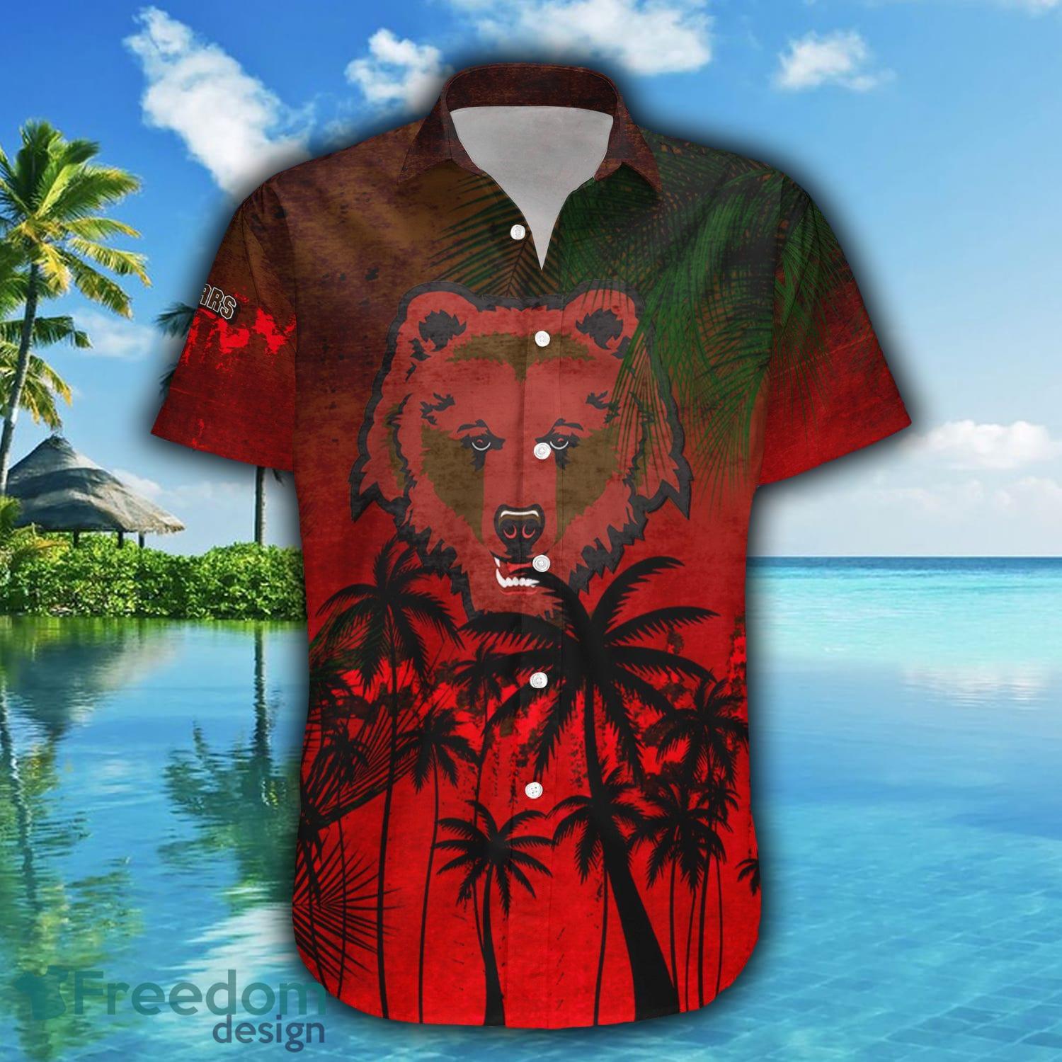 Chicago Bears Nfl Summer Beach New 3D Hawaiian Shirt Hibiscus Pattern For  Sports Fans - Banantees