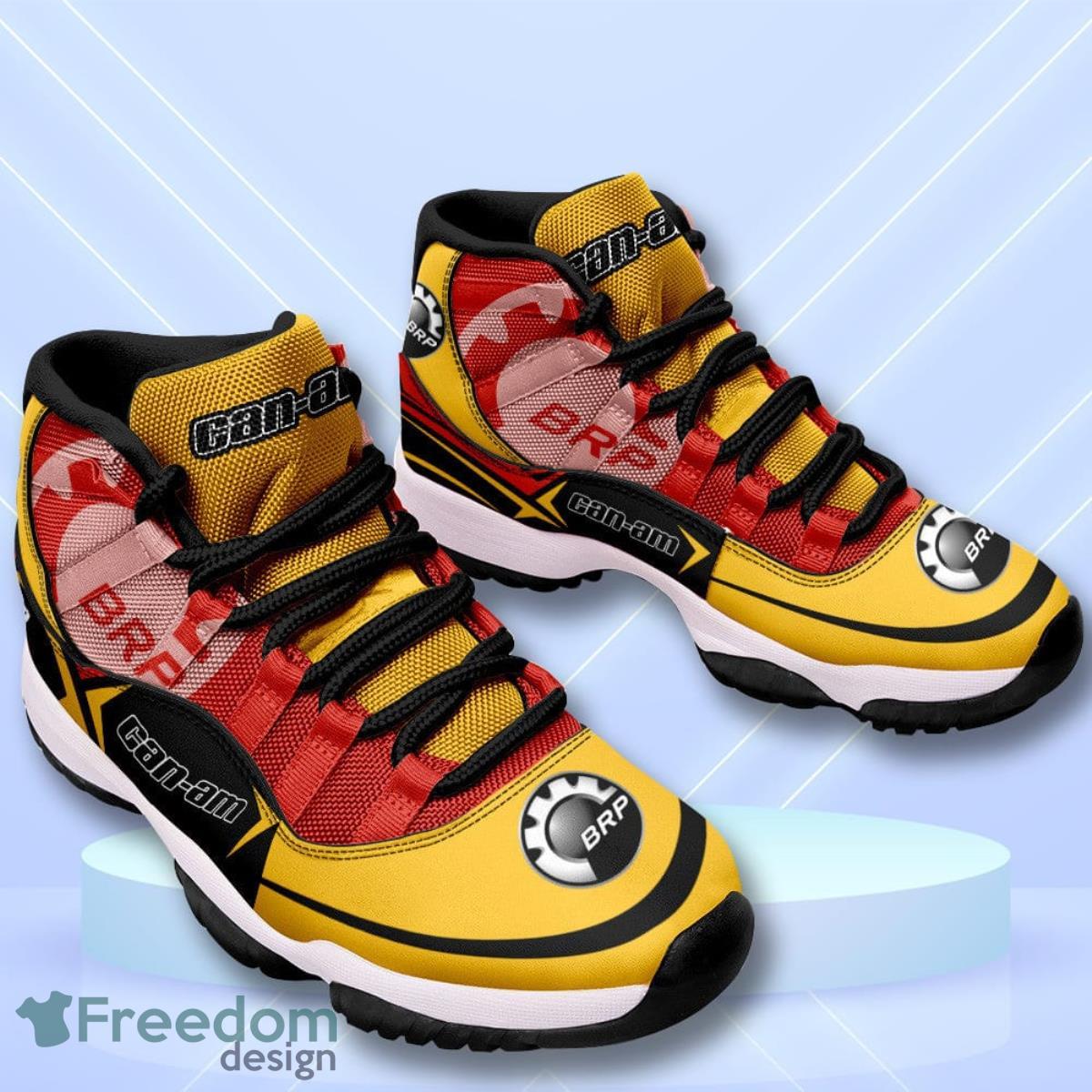 BRP Can Am Motor Custom Name Air Jordan 11  Sneakers Vintage Shoes Product Photo 2