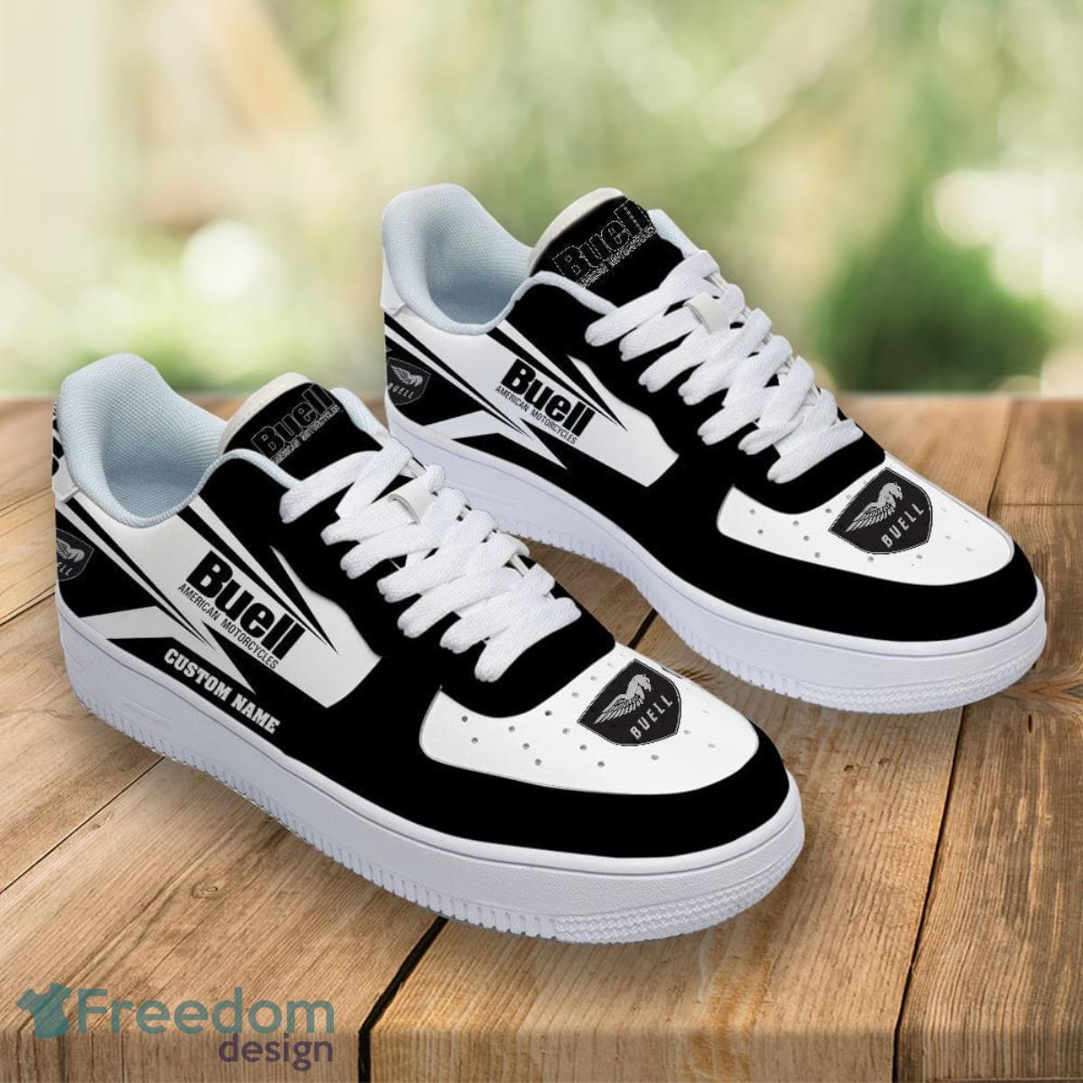 Buell Motocycles Custom Name Air Force Shoes Sport Sneakers For Men Women Product Photo 2