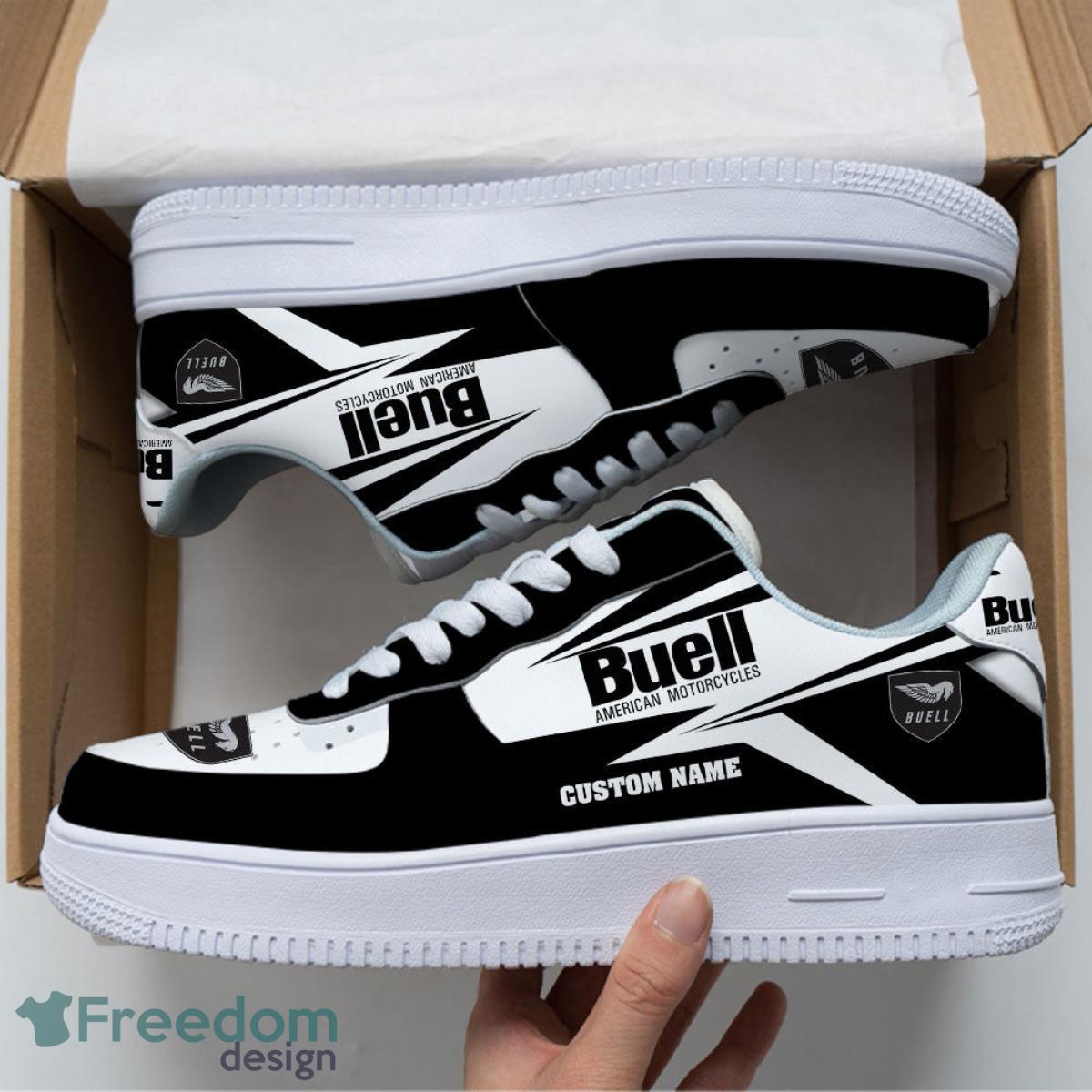 Buell Motocycles Custom Name Air Force Shoes Sport Sneakers For Men Women Product Photo 1