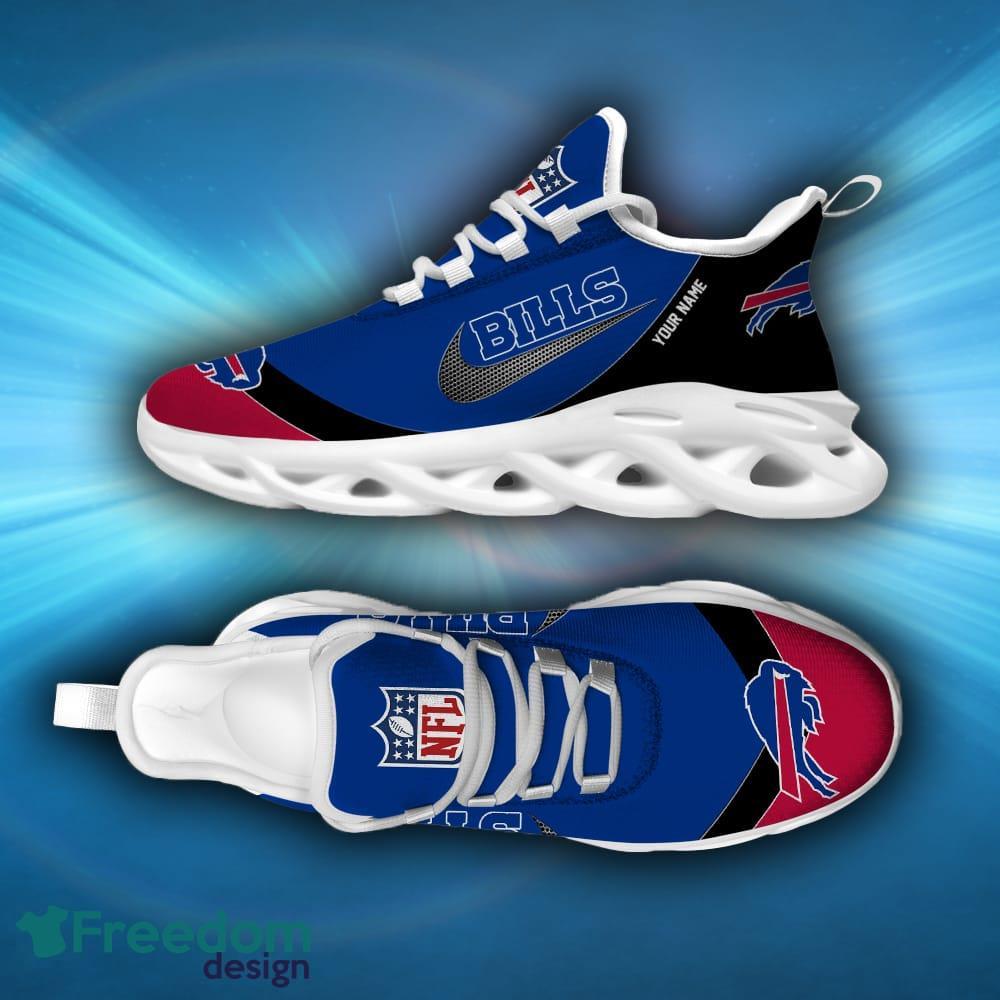 NFL Buffalo Bills Chunky Sneakers Black White Max Soul Shoes Men