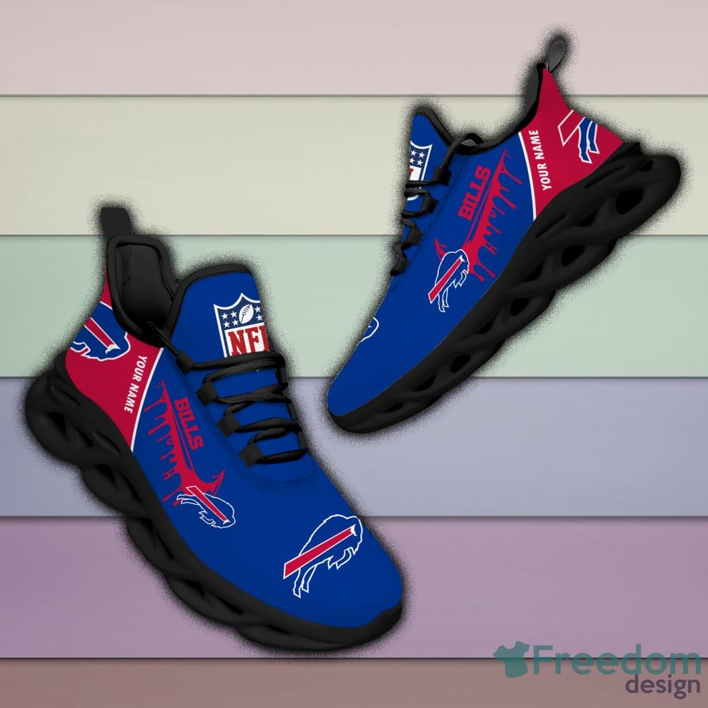 Buffalo Bills NFL Max Soul Shoes Custom Name Sneakers For Men And