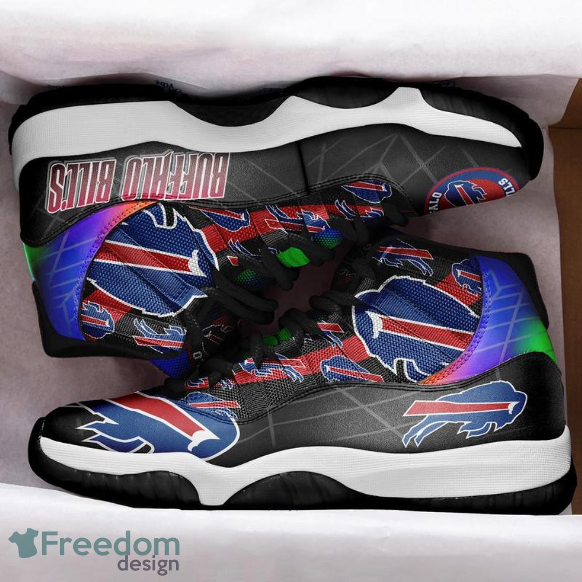 Buffalo Bills Football Team Air Jordan 11 Best Sneakers For Men Women Fans Product Photo 2