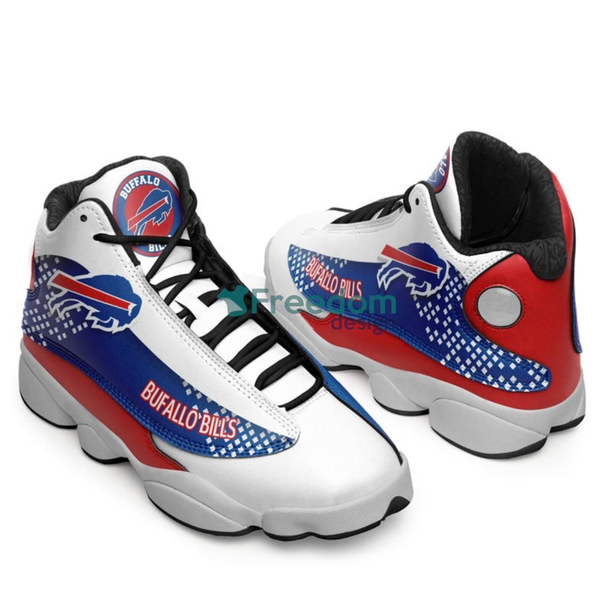 Buffalo Bills Team Air Jordan 13 Shoes Custom Sneakers For Fans