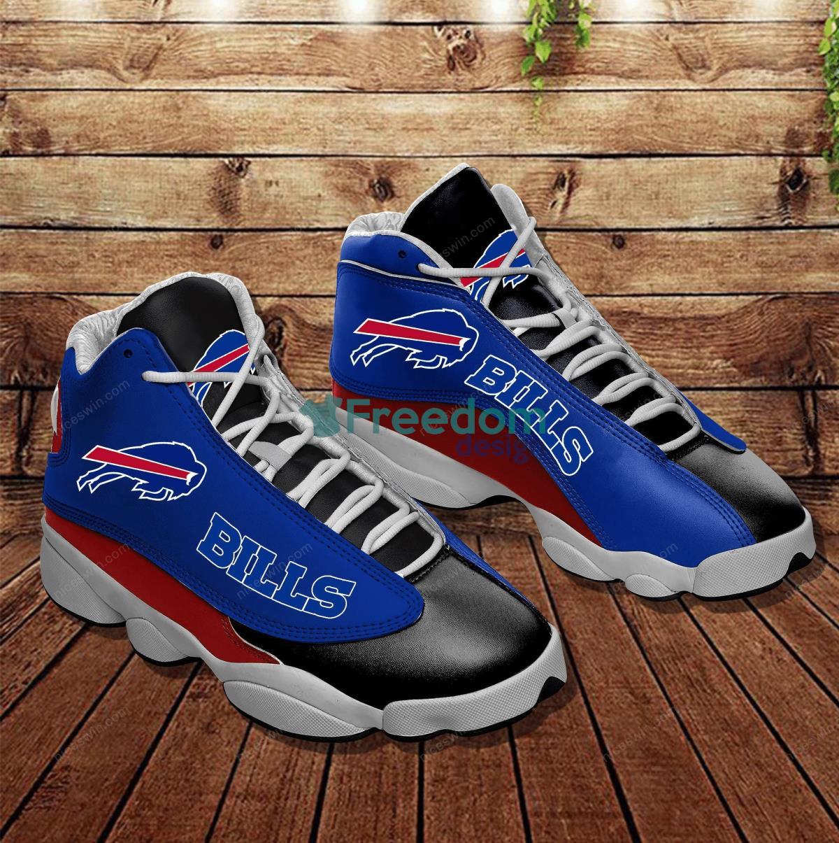 Buffalo Bills Team Air Jordan 13 Shoes Custom Sneakers For Fans