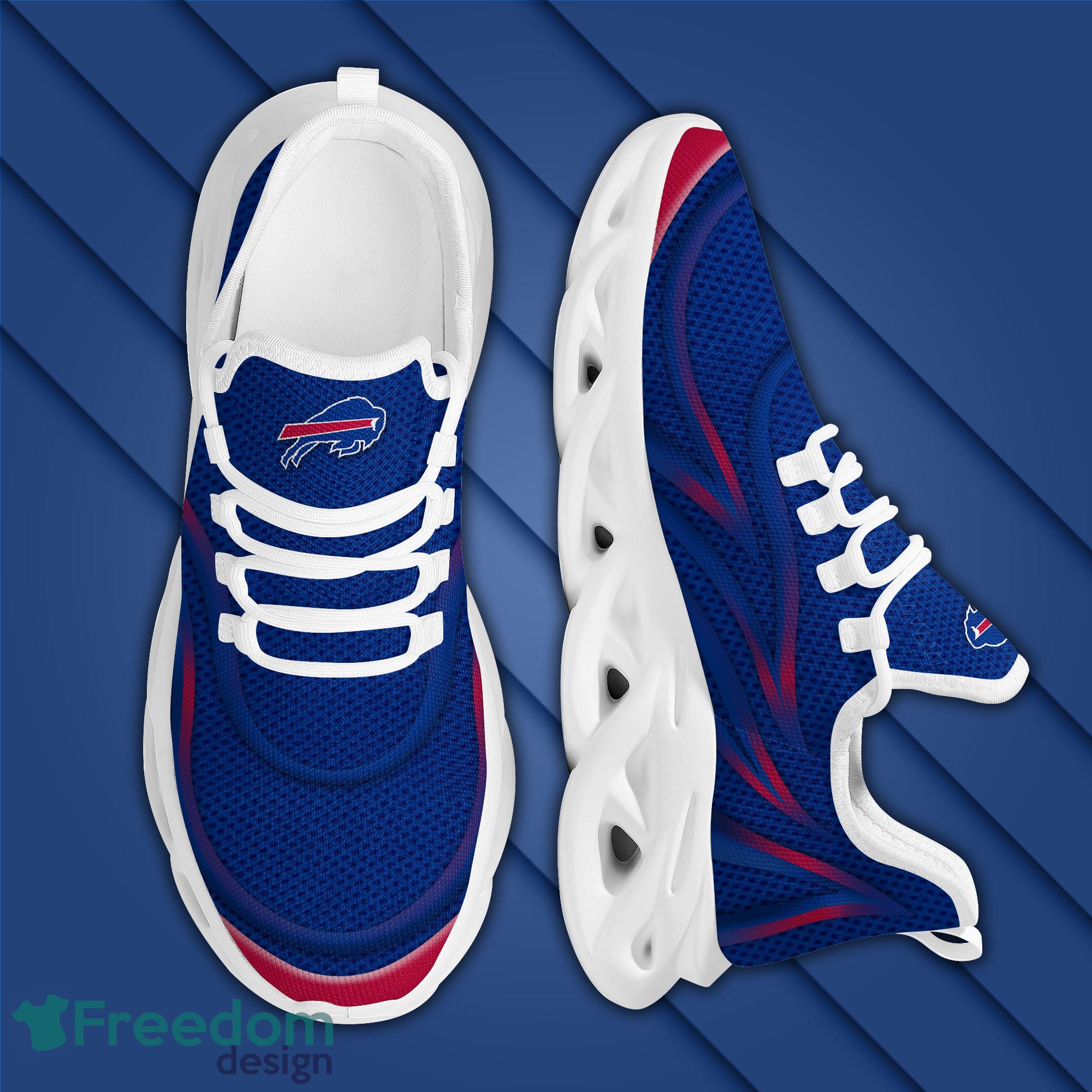 Buffalo Bills Neon Flames Design Running Sneaker Max Soul Shoes