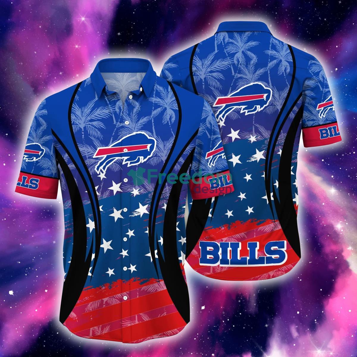 Buffalo Bills Nfl Hawaiian Shirt And Short For Fans - Freedomdesign