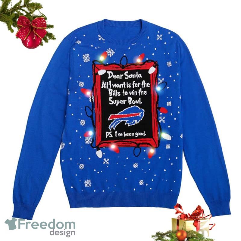 NFL Buffalo Bills Christmas Funny Santa Ugly Christmas Sweater