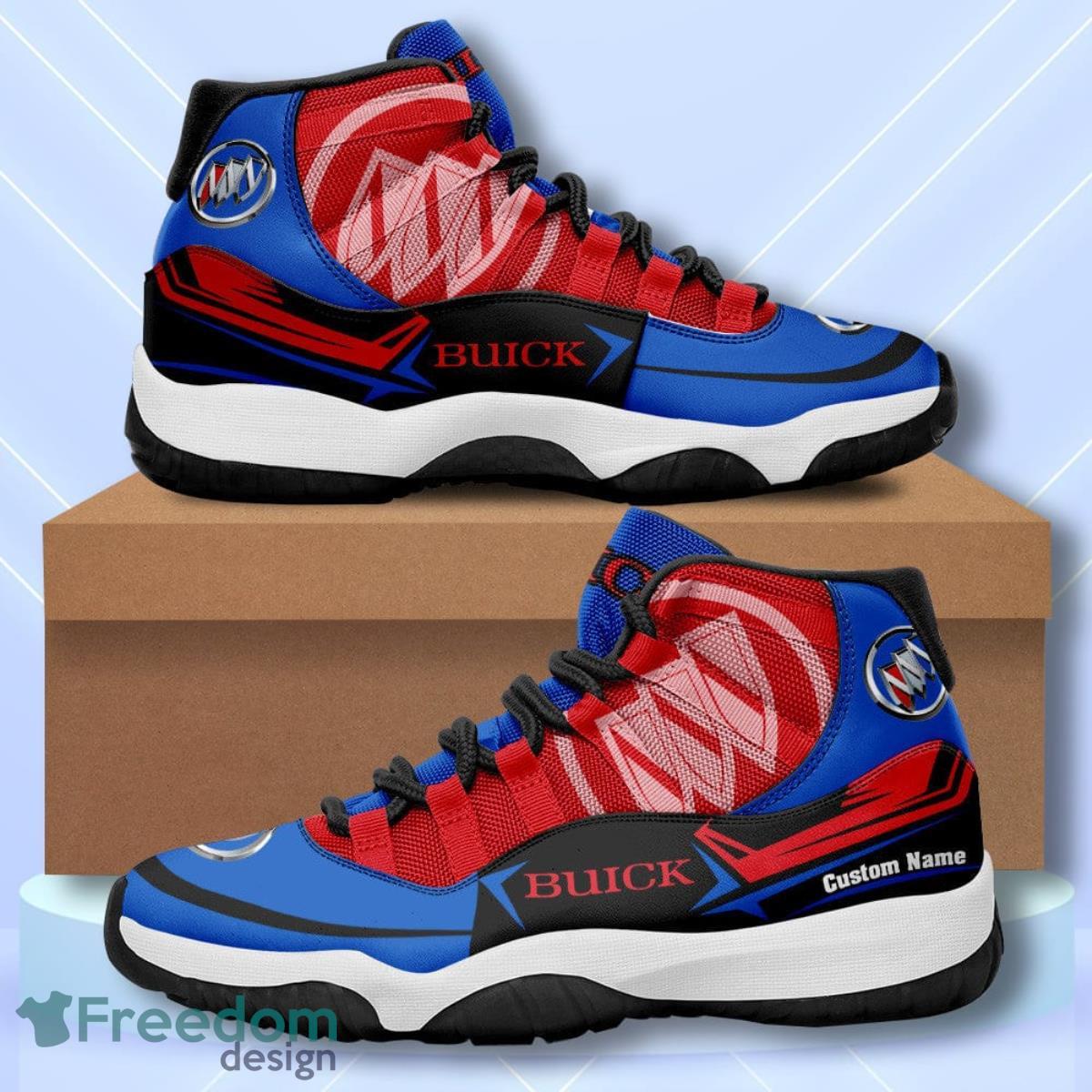 Buick Custom Name Air Jordan 11  Sneakers Vintage Shoes Product Photo 1