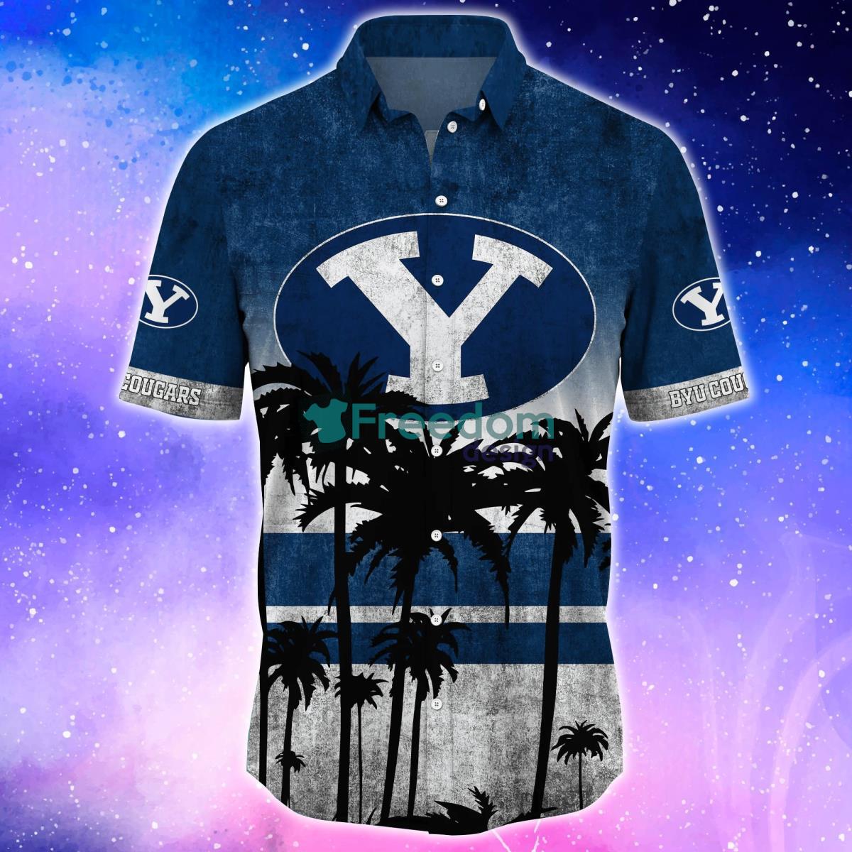 BYU Cougars Trending Hawaiian Shirt And Shorts For Fans Product Photo 2