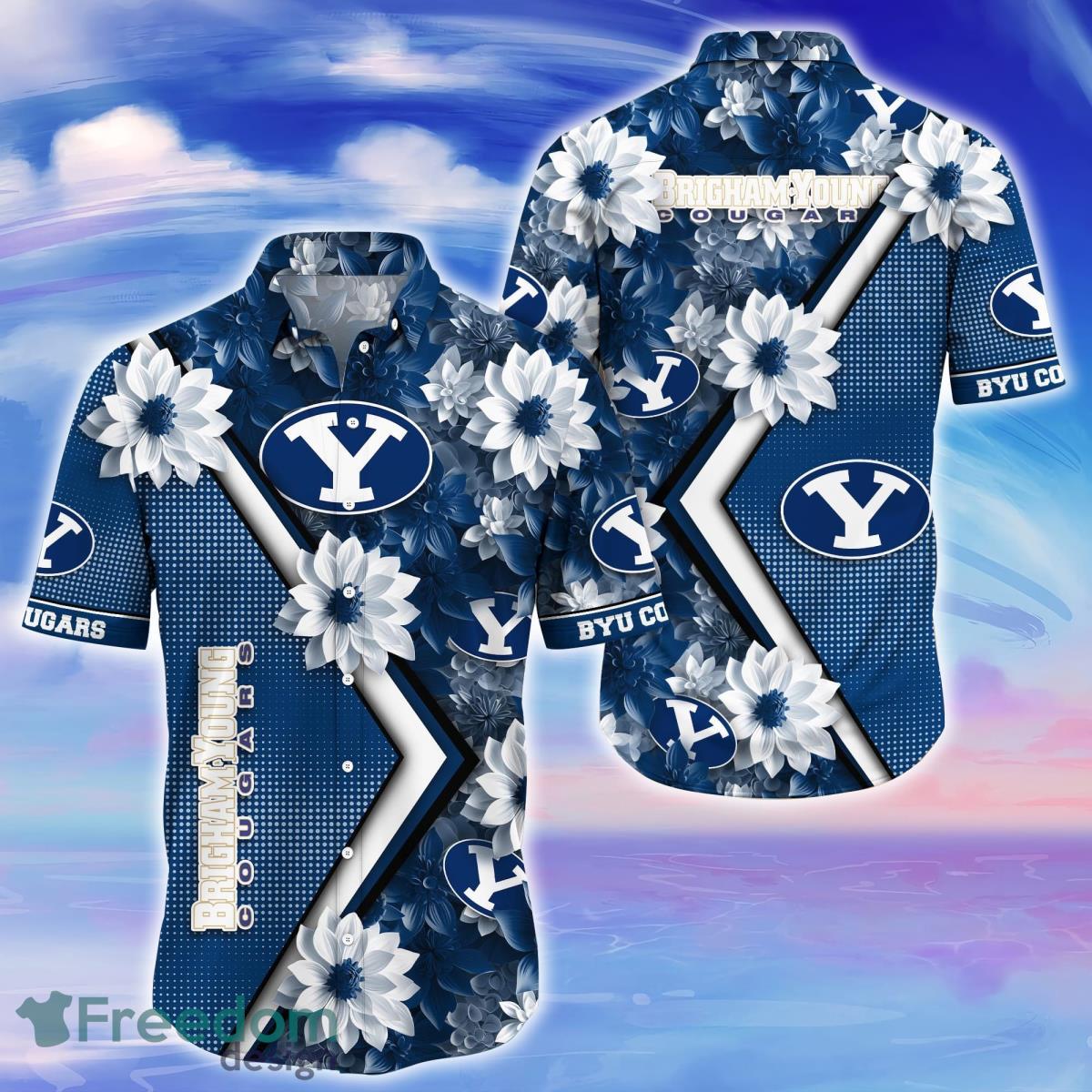 BYU Cougars Trending Hawaiian Shirt Gift For Fans Product Photo 1