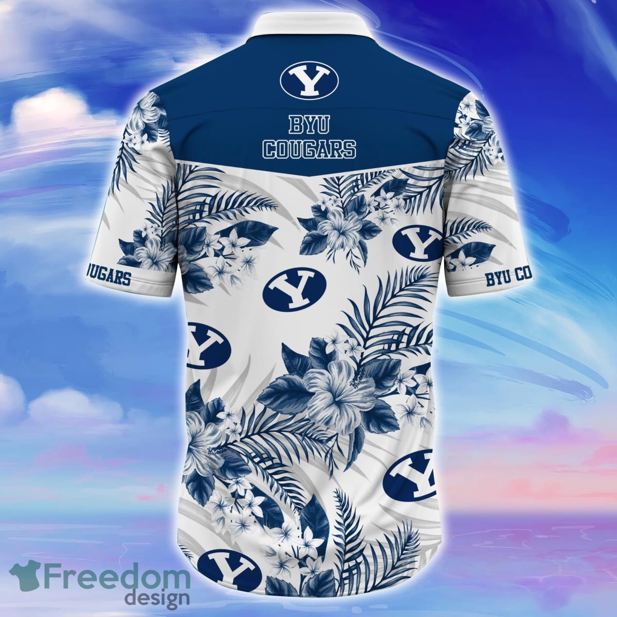 NCAA Byu Cougars Flower Cheap Hawaiian Shirt 3D Shirt, Byu Cougars Mens  Gifts - T-shirts Low Price