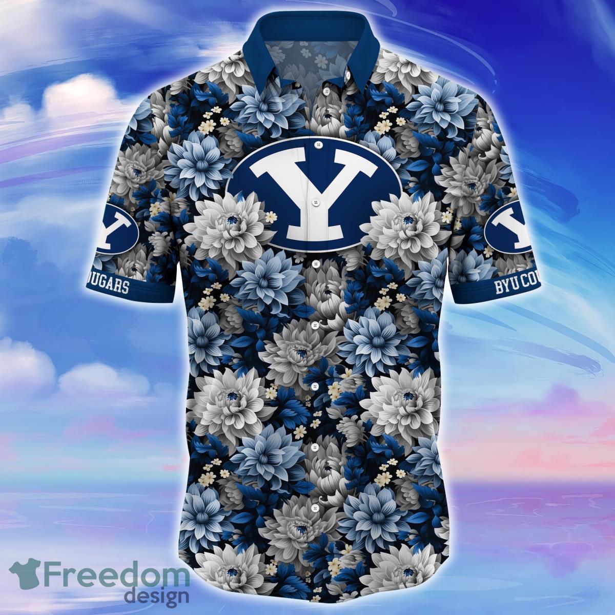 BYU Cougars Trending Hawaiian Shirt Great Gift For Fans Product Photo 2