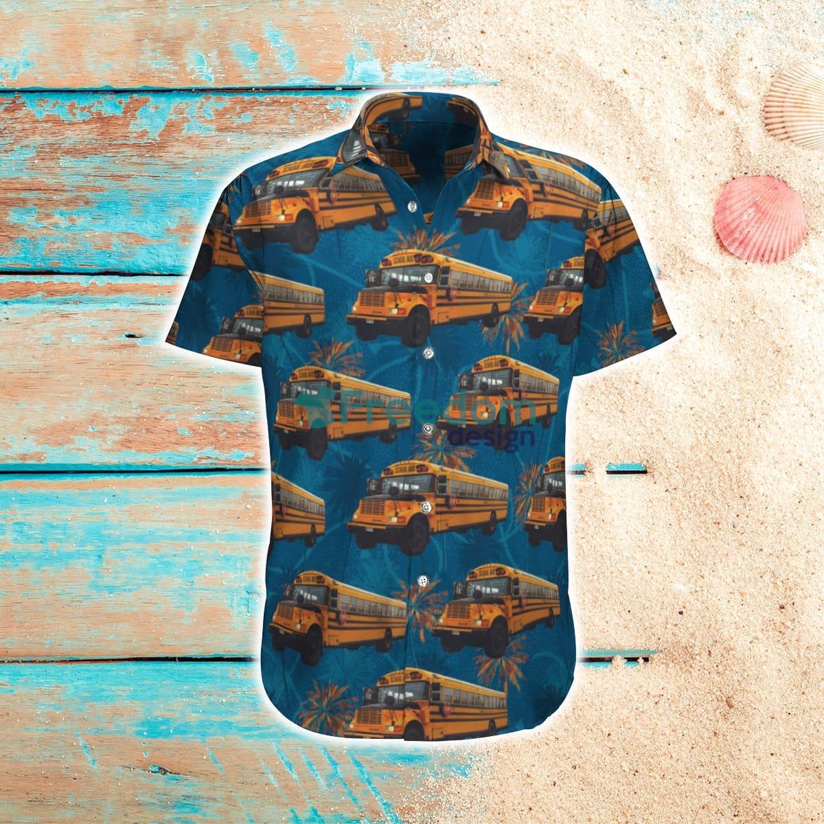 Canadian School Bus Hawaiian Shirt Great Style For Men Women Product Photo 1