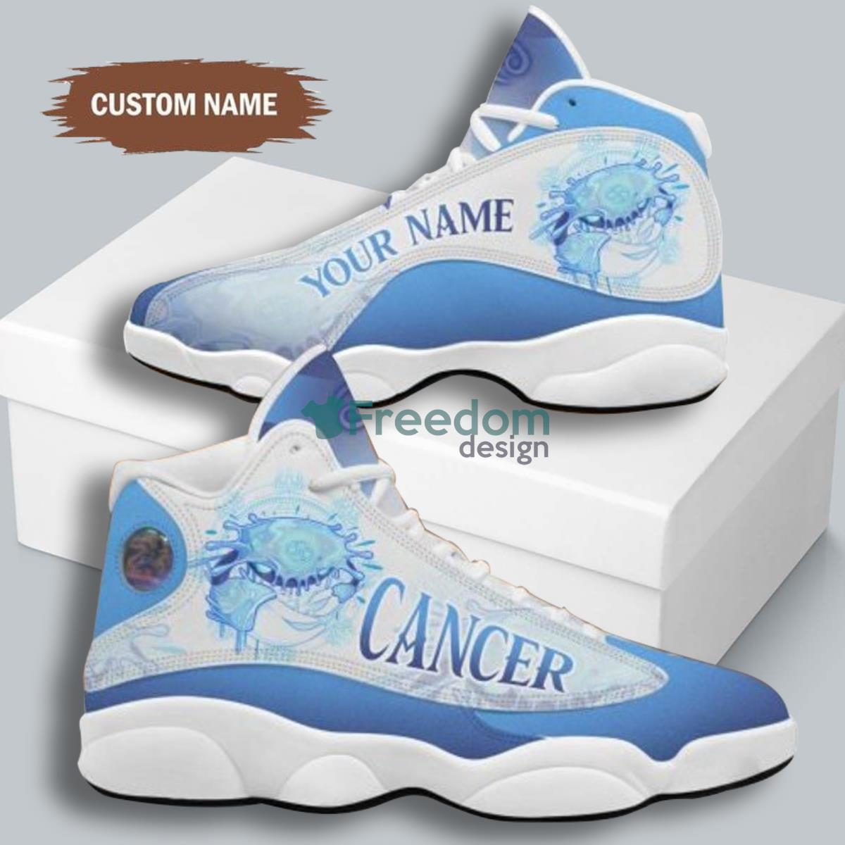 Cancer Zodiac Sign Custom Name Air Jordan 13 Sneaker Best Style For Men Women Product Photo 1