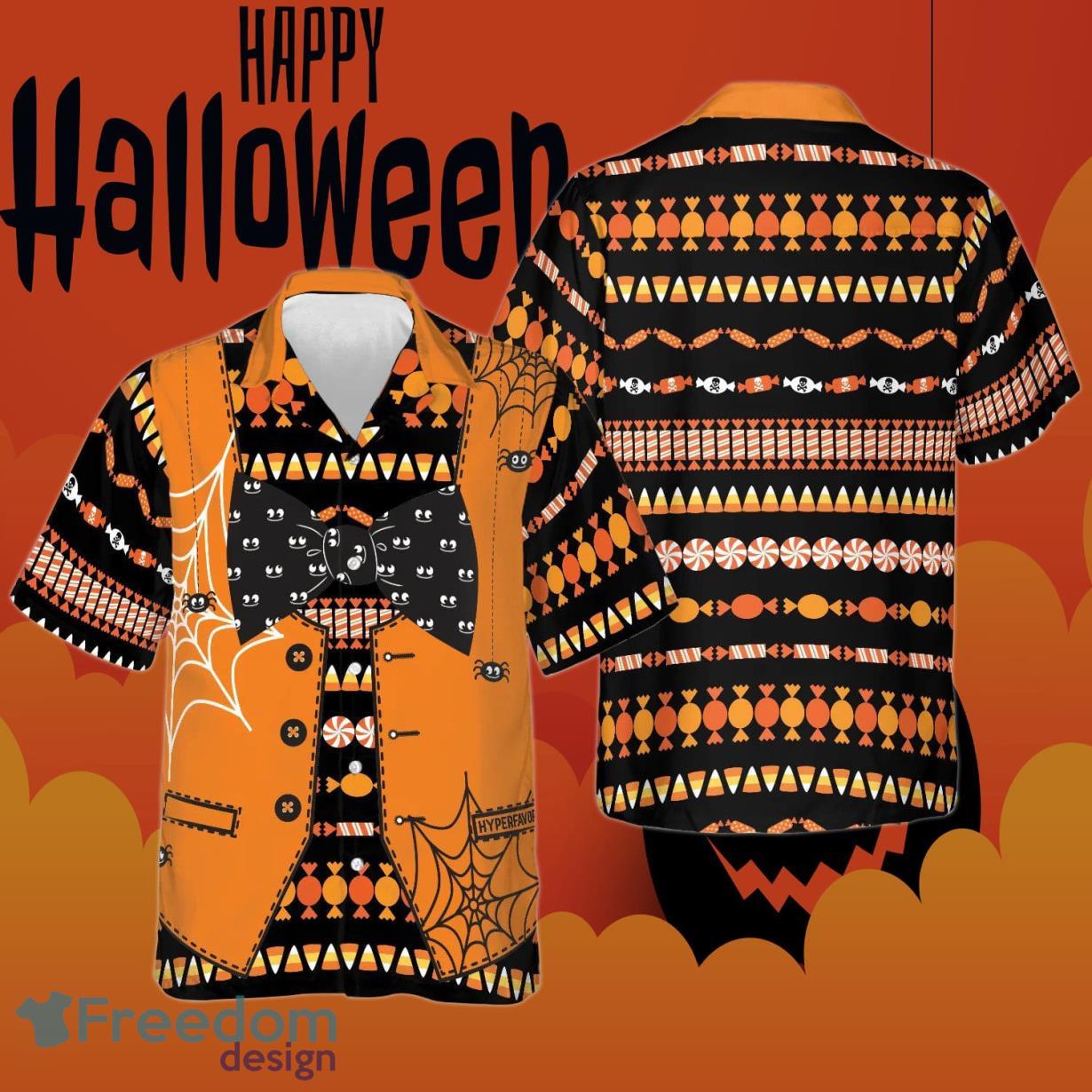 Candy Man Halloween Hawaiian Shirt Mens Aloha Shirt Halloween Gifts For Coworkers Product Photo 1