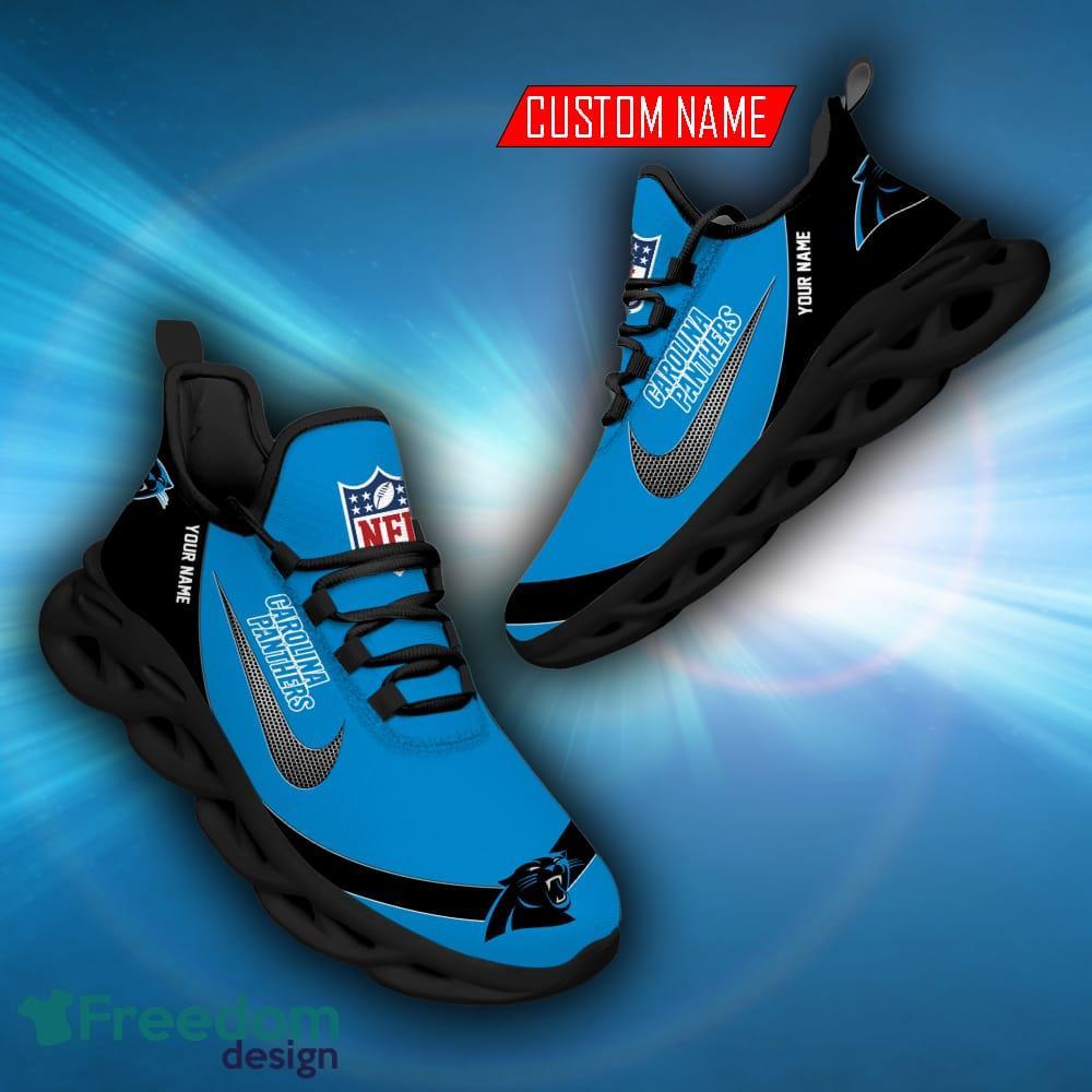 Carolina Panthers NFL Clunky Shoes Custom Name Max Soul Sneakers