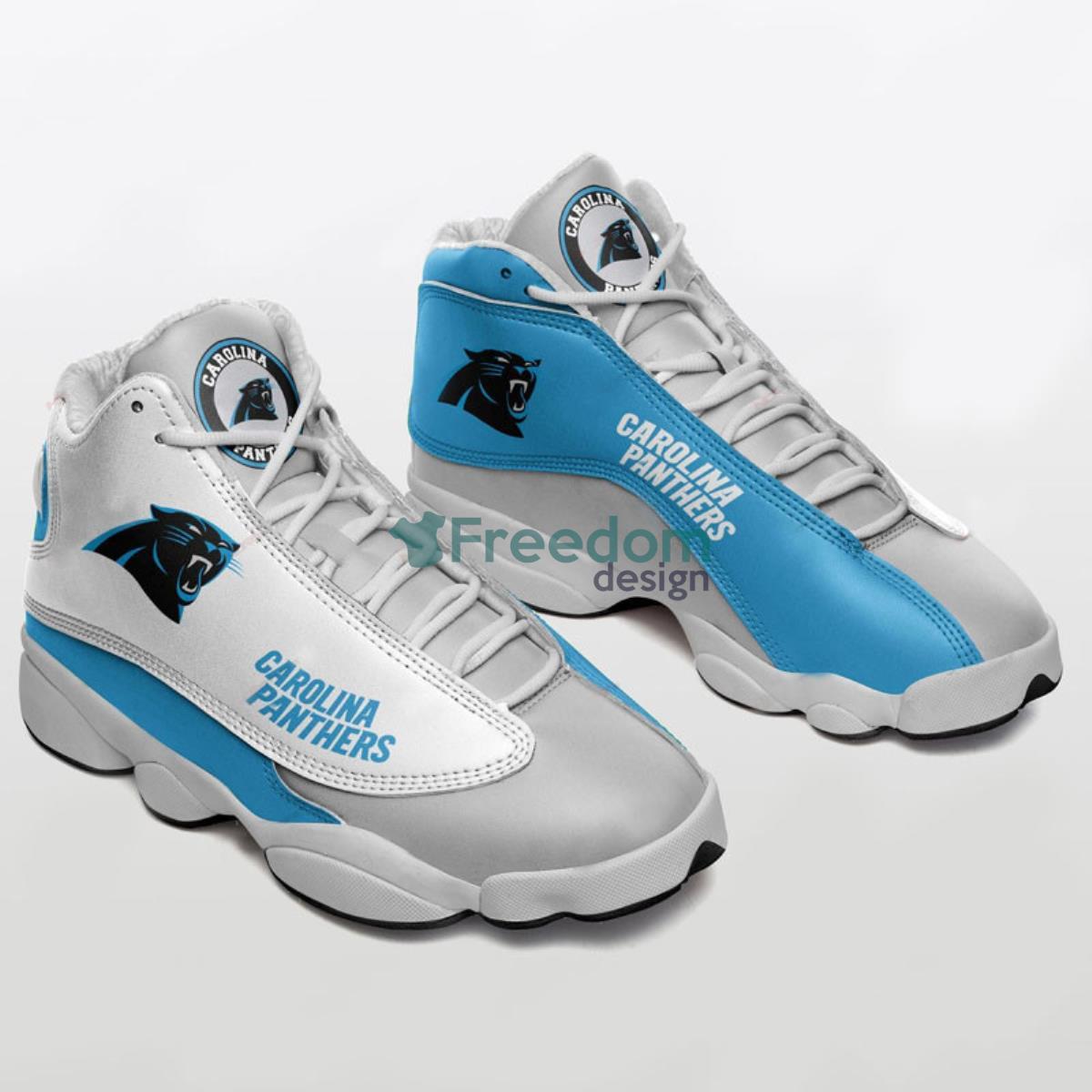 Carolina Panthers Football Team Air Jordan 13 Shoes For Real Fans Product Photo 1