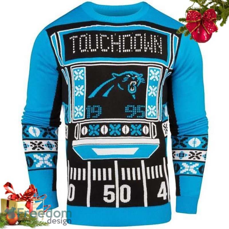 Carolina Panthers Ugly Sweaters, Panthers Light Up Sweaters, Panthers  Bluetooth Christmas Sweaters