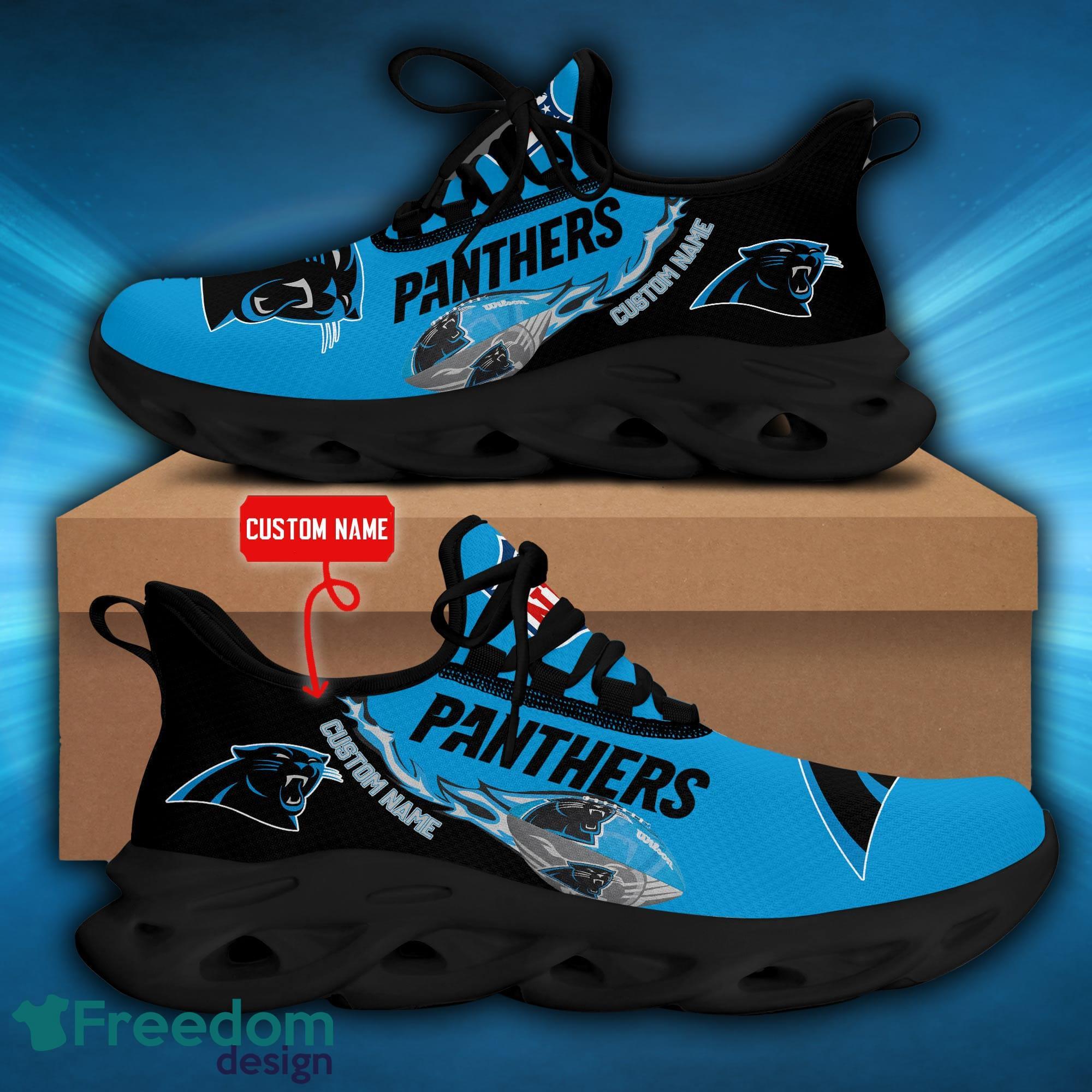 Carolina Panthers NFL Shoes Sport Design Yeezy Sneakers For Men