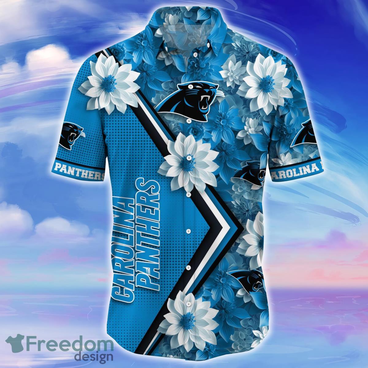 Carolina Panthers NFL Classic All Over Print Hawaii Shirt - Limotees