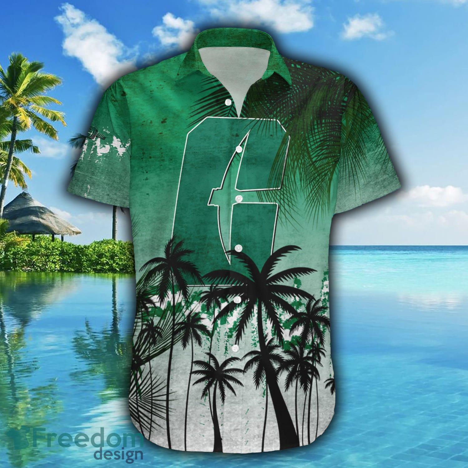 Charlotte 49ers New Trends Custom Name And Number Christmas Hawaiian Shirt  - Freedomdesign