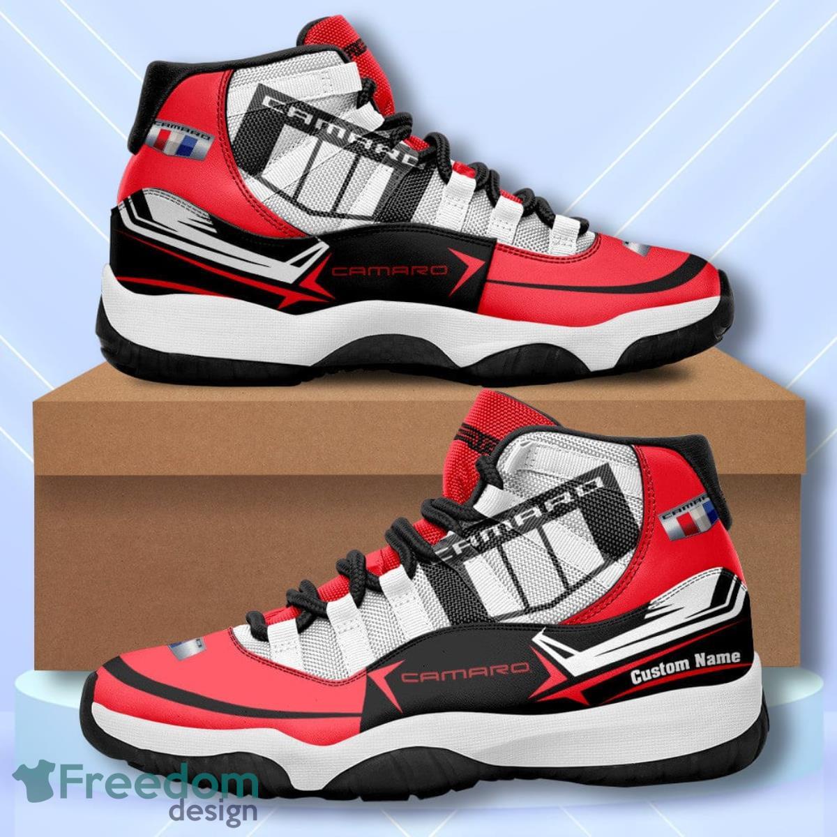 Chevrolet Camaro Custom Name Air Jordan 11  Sneakers Vintage Shoes Product Photo 1