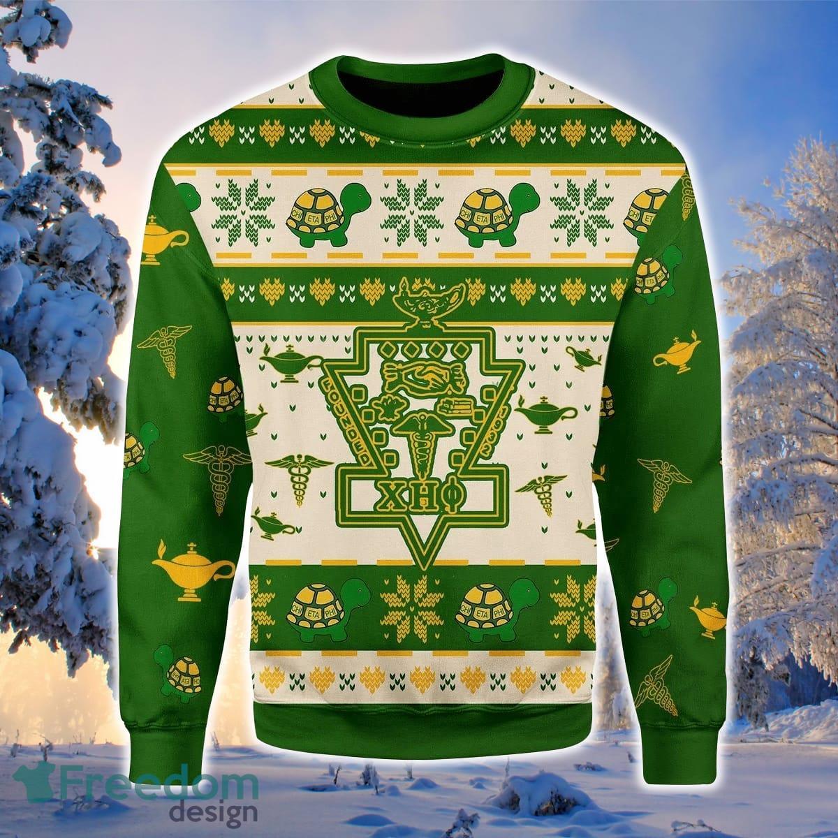 Chi Eta Phi 3D Sweater Ugly Christmas Sweater For Men Women Product Photo 1