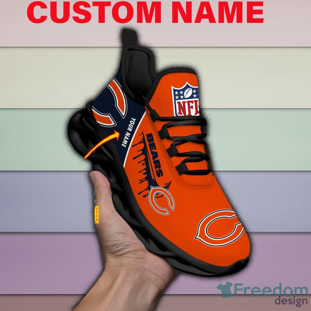 NEW Chicago Bears Adidas Custom Name Max Soul Sneaker • Kybershop