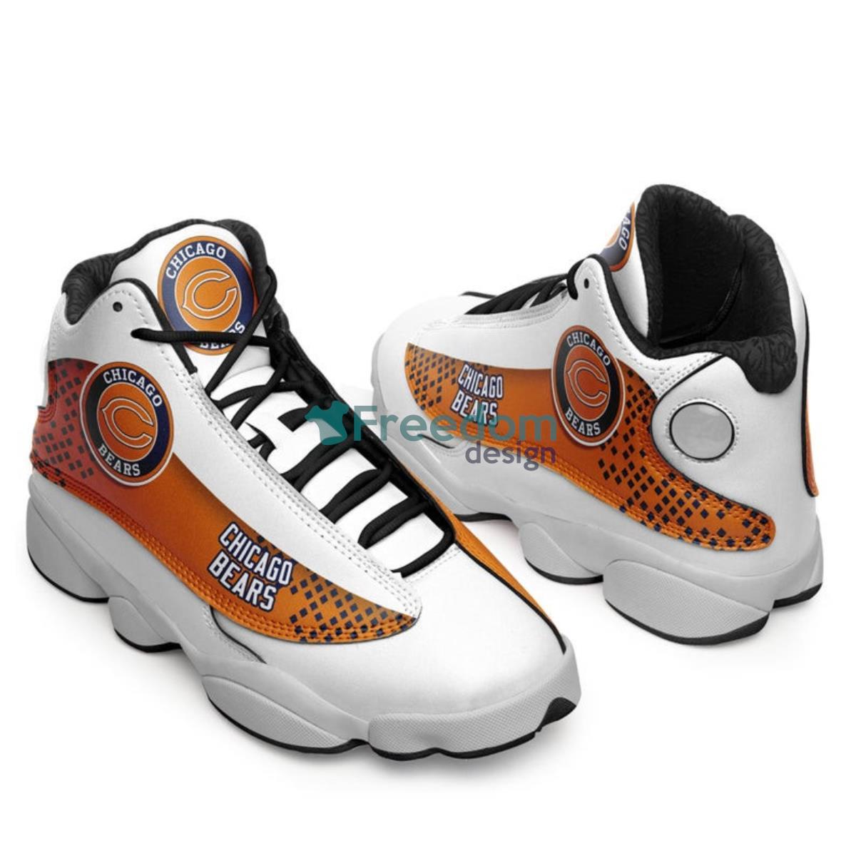 Chicago Bears Football Team Air Jordan 13 Shoes For Fans Product Photo 2