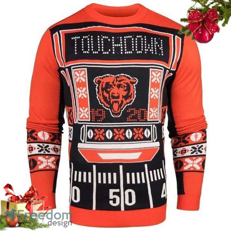 Chicago Bears Logo NFL Mens Ugly Christmas Sweater Gift For Fans