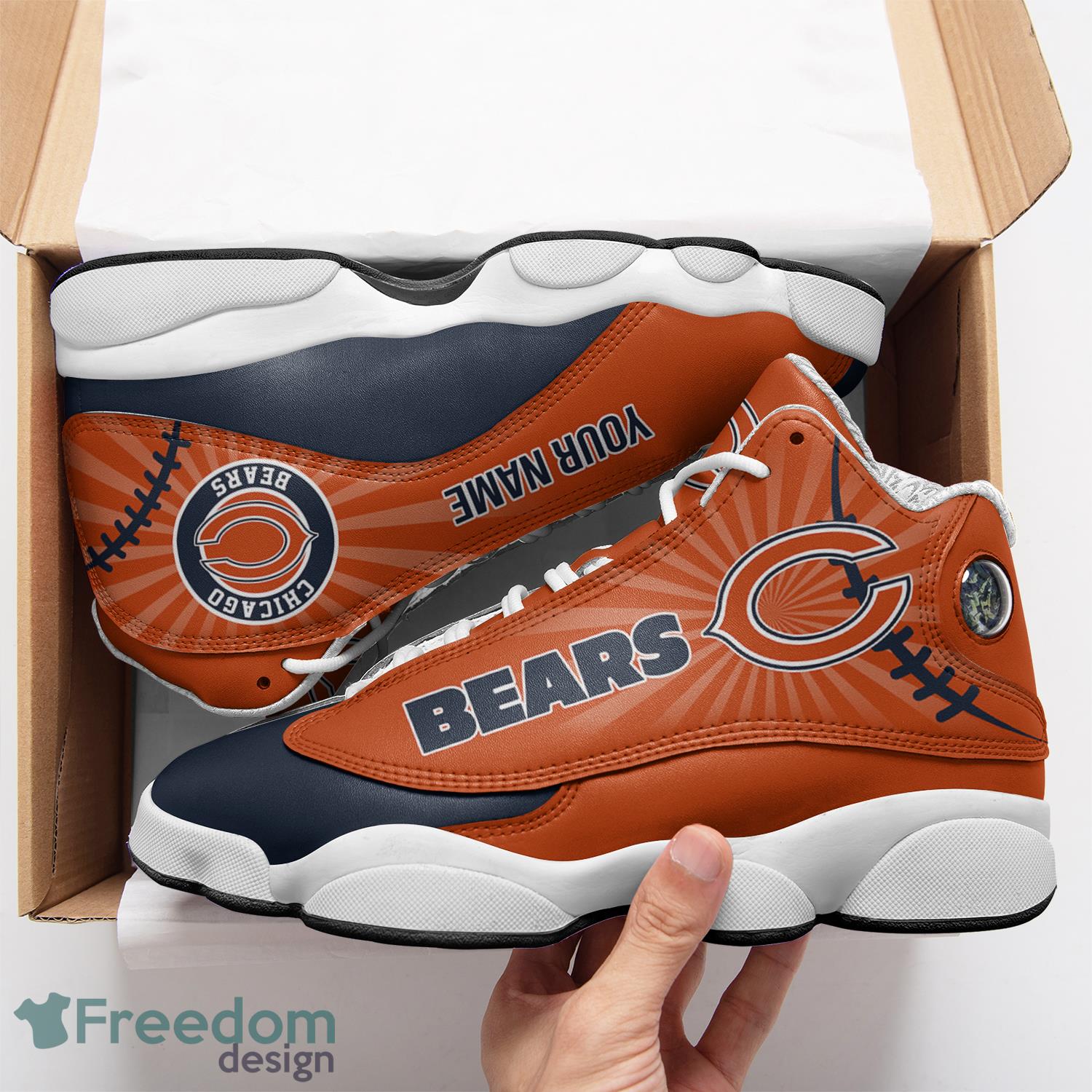 Chicago Bears Personalized Air Jordan 13 Sneakers Sport Gift Shoes For Fan POD  Design - Macall Cloth Store - Destination for fashionistas