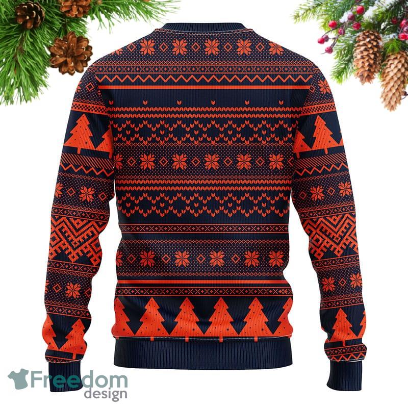 BEST Cleveland Browns Skull Flower Ugly Christmas Sweater All Over