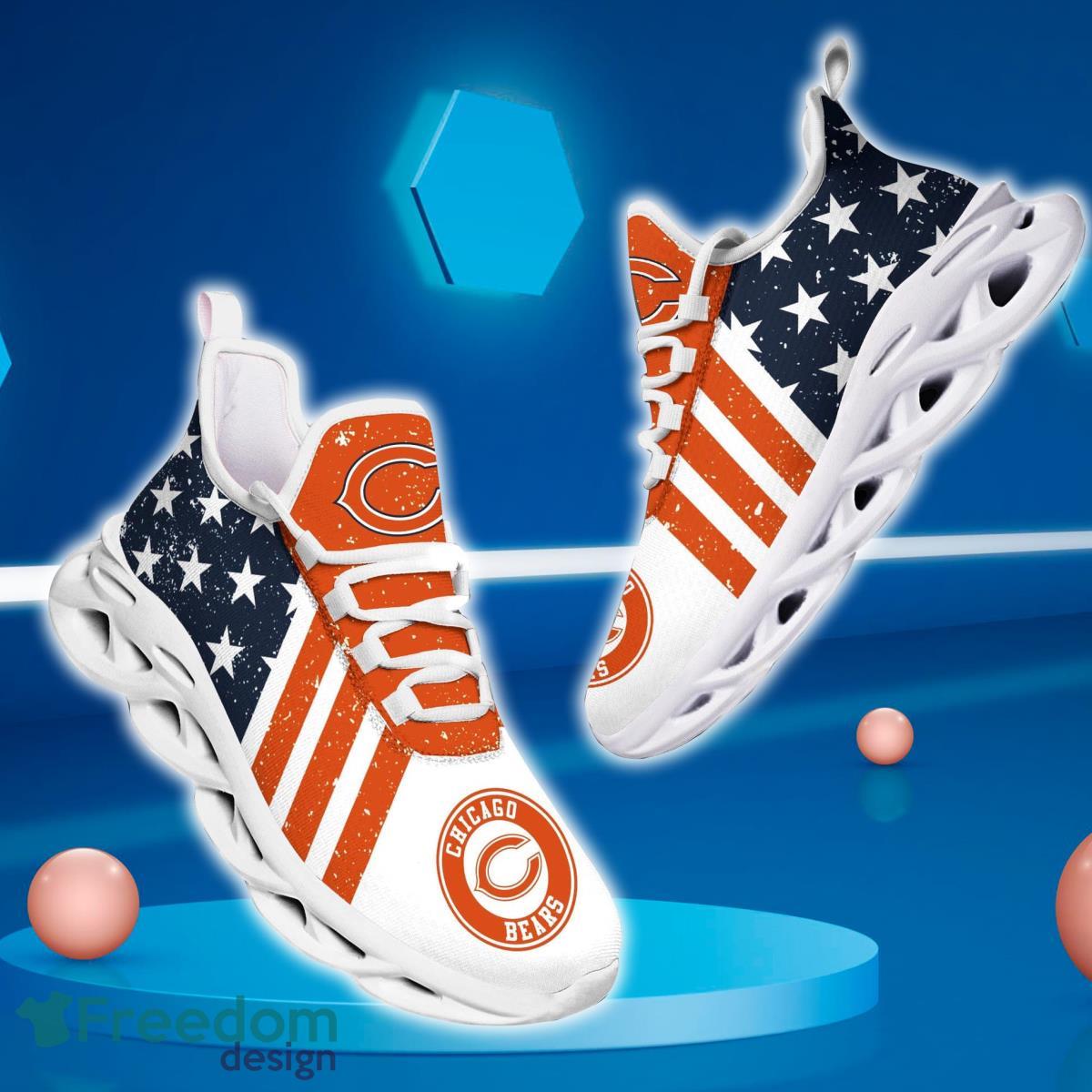 Chicago Bears Team Max Soul Shoes Running Sneakers Product Photo 1