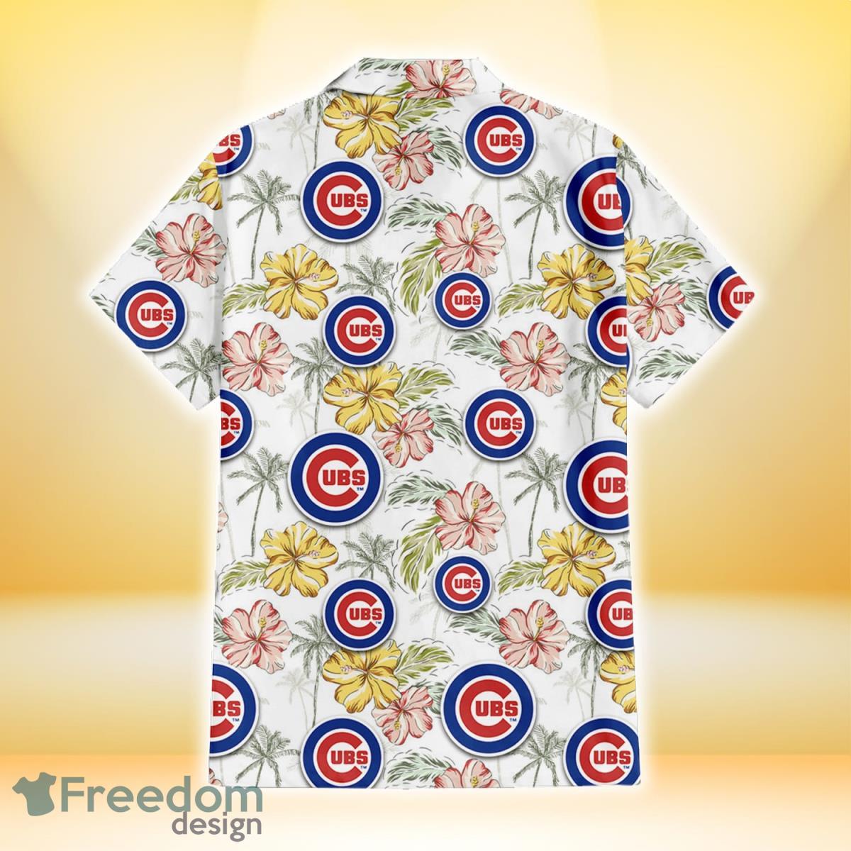 Cubs Hawaiian Shirt Summer Coconut Tree Chicago Cubs Gift