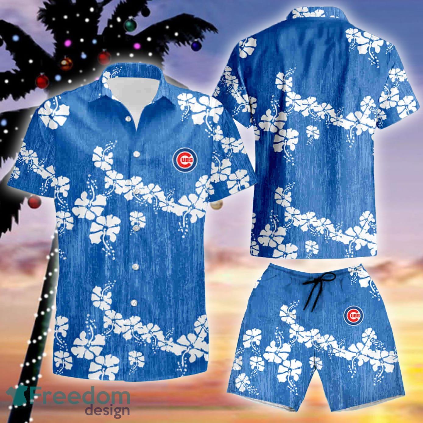 Chicago Cubs th State Hawaiian Shirt And Short Set Gift Men Women -  Freedomdesign
