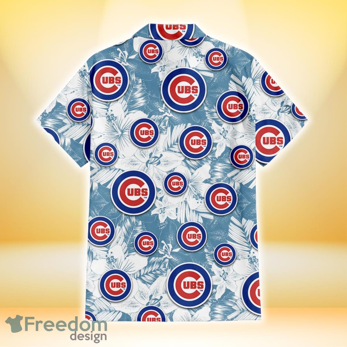 Chicago Cubs Team Lover Hibiscus Light Blue Aloha Hawaiian Shirt -  Freedomdesign