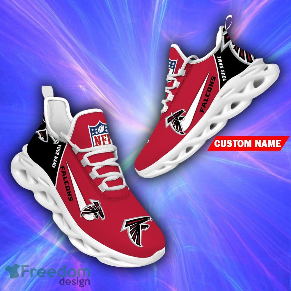 Atlanta Falcons Custom Name Luxury NFL Max Soul Shoes Design 1 Chunky  Sneakers For Men And Women - Banantees