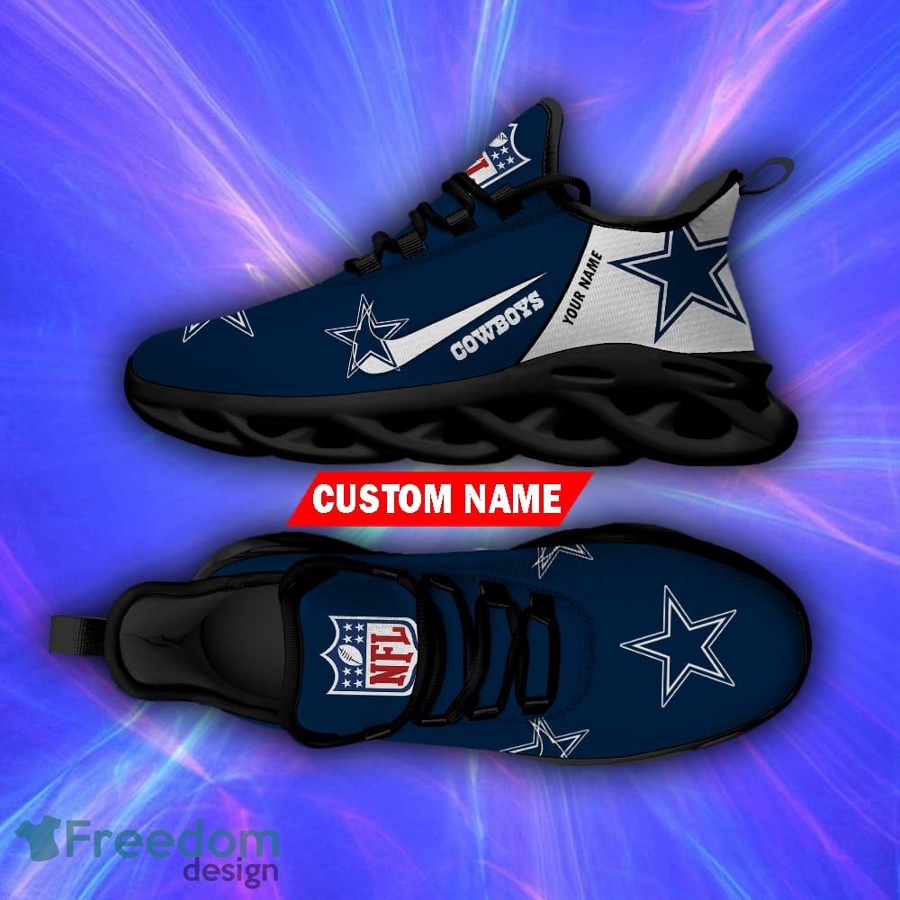 Dallas Cowboys Custom Name Luxury NFL Max Soul Shoes Design 8 Chunky  Sneakers For Men And Women - Banantees