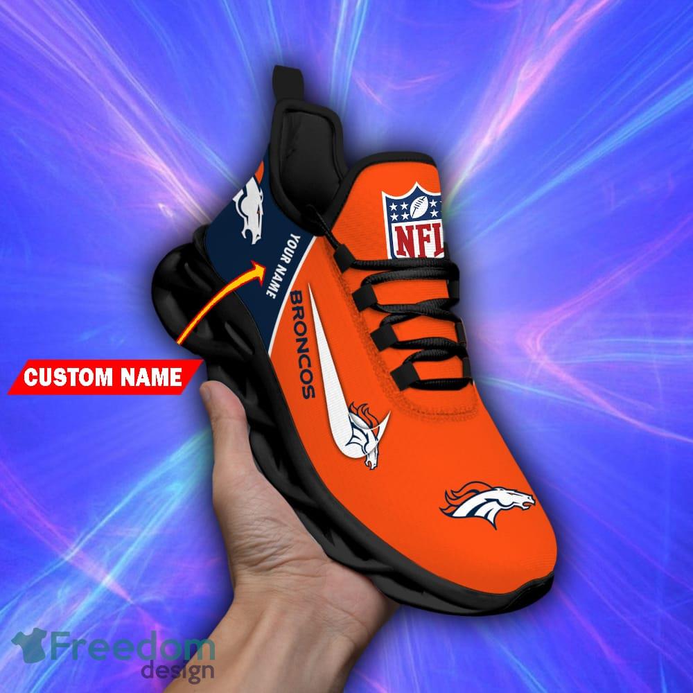 Denver Broncos Sport Sneakers NFL Max Soul Shoes - Freedomdesign