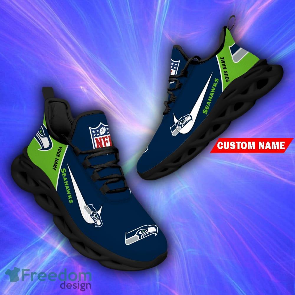 Seattle Seahawks NFL Unique Sneaker Max Soul Shoes - Freedomdesign