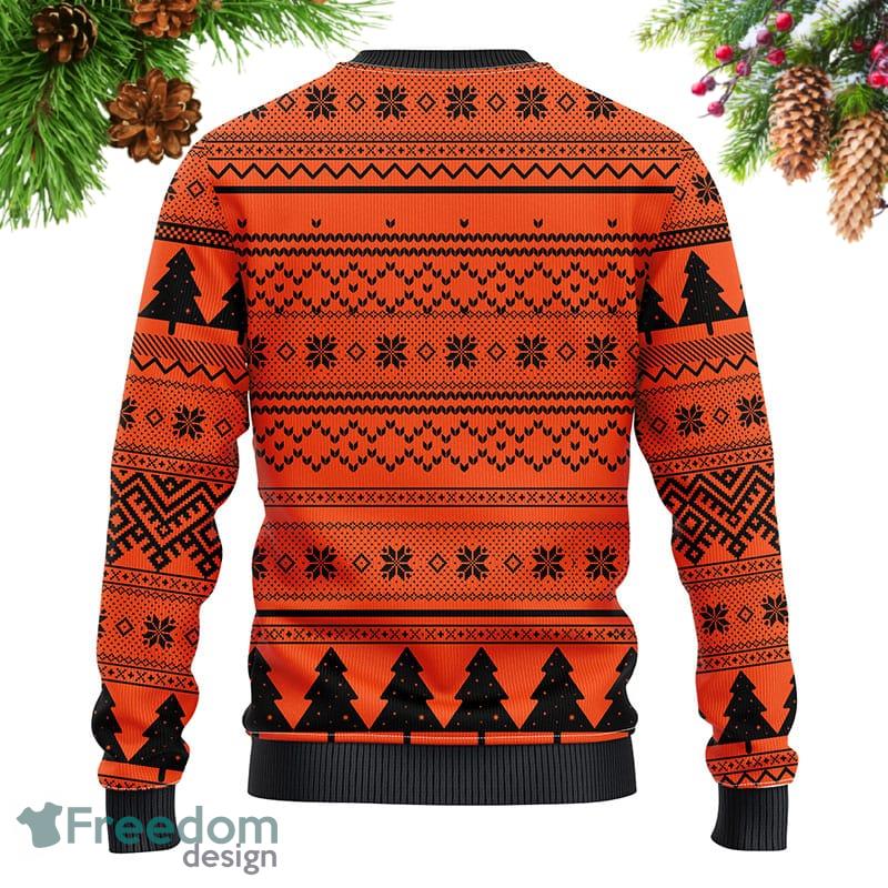 Women's Orange Cincinnati Bengals V-Neck Bluetooth Light Up Tri-Blend Ugly  Sweater