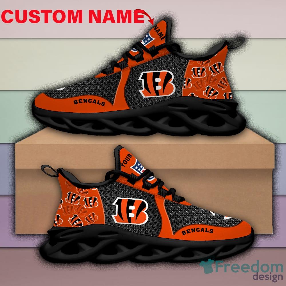 Men Women Running Shoes Customize Cincinnati Bengals NFL Fans